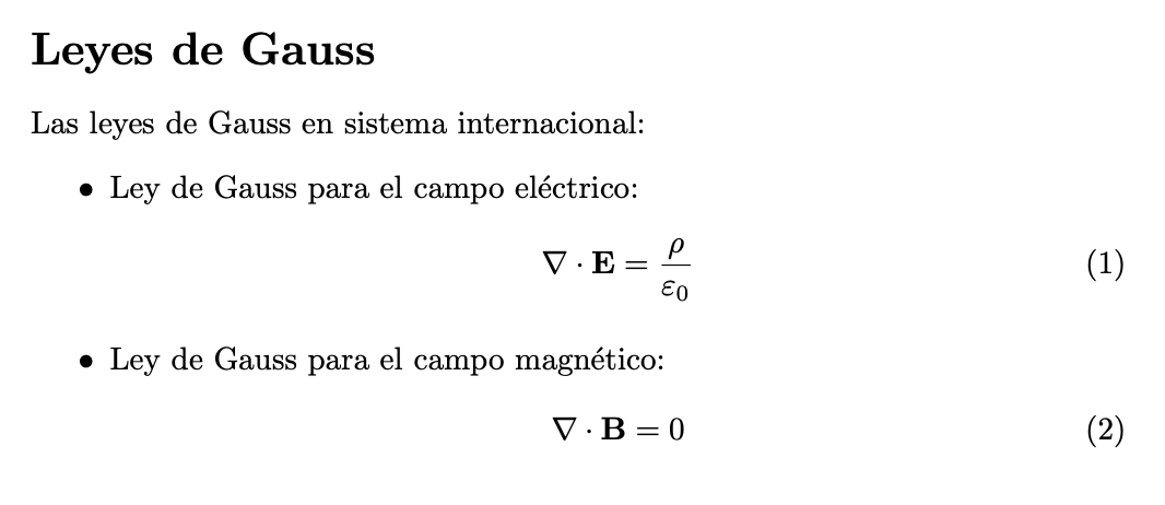 PDF output of a latex document